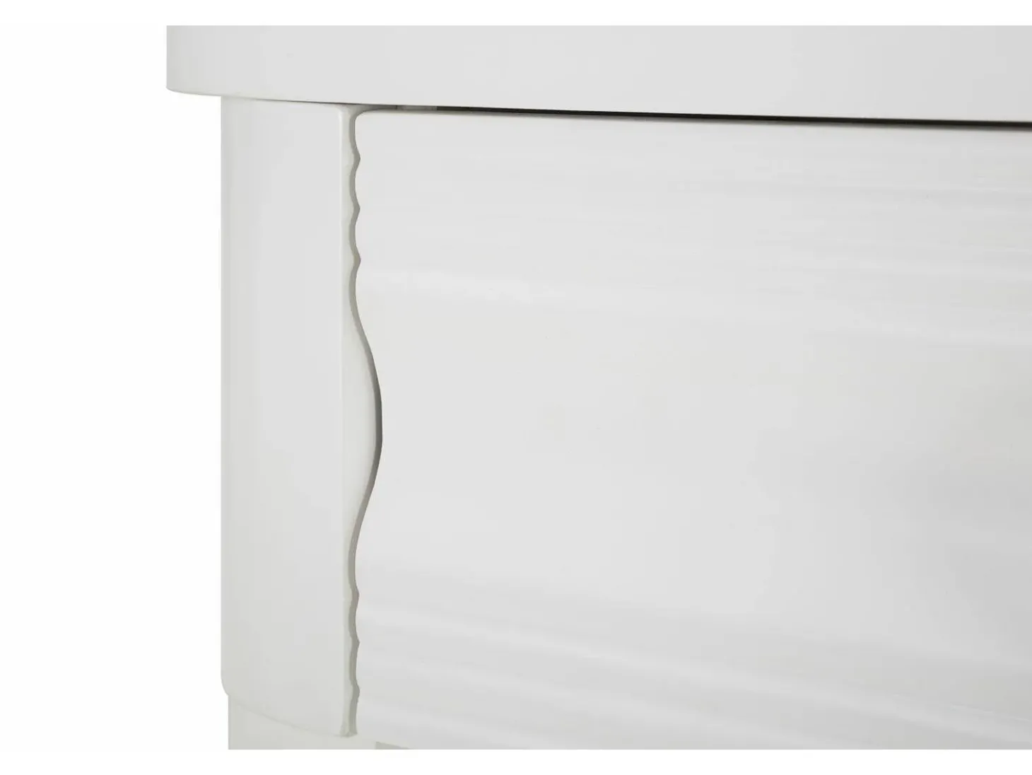 Consola Bakar, Mesa multiusos, Armário de apoio, Mesa de corredor, 110x40 h82 cm, Branco