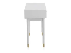 Consola com 2 gavetas lacadas a branco