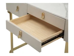 Consola de beleza com 3 gavetas cm 100X40X80