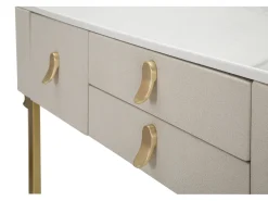 Consola de beleza com 3 gavetas cm 100X40X80