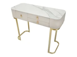 Consola de beleza com 3 gavetas cm 100X40X80