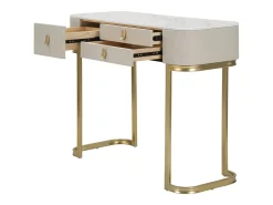 Consola de beleza com 3 gavetas cm 100X40X80