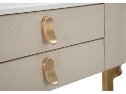 Consola de beleza com 2 gavetas cm 70X40X80