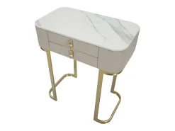 Consola de beleza com 2 gavetas cm 70X40X80