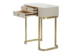 Consola de beleza com 2 gavetas cm 70X40X80