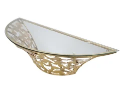 CONSOLA DE PAREDE BORBOLETAS 120X40,5X37,2 CM