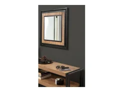 Consola Dmazzarr, Mesa multiusos, Armário de apoio, Secretária de corredor, 140x35h80 cm, Carvalho e Preto