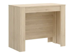 Consola extensível Cognolo, Consola extensível multiposições, Mesa de jantar multiusos, 54/239x90h77 cm, Carvalho