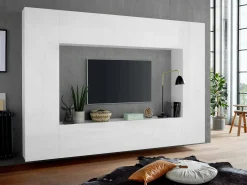 Consola extensível Dguigo, Consola extensível até 12 lugares, Mesa com suportes de extensão, 100% Fabricado em Itália, 51/300x90h77 cm, Bordo