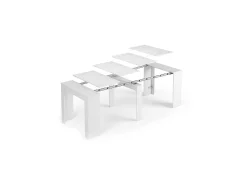 Consola extensível Diluna, Mesa de jantar extensível, Prateleira com extensões multiusos extensíveis até 10 lugares, 51/237x90h78 cm, Antracite
