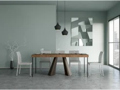 Consola extensível 90x40/290 cm Estrutura Premium Diamond Dyed Fir Bear