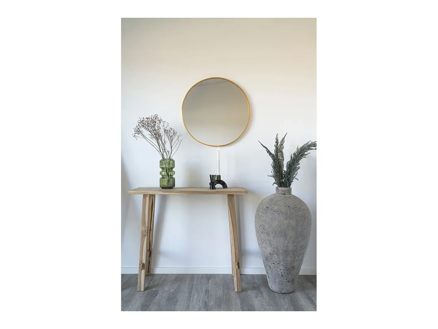 Consola Girona, Castanho, 90x30x80 cm, Kendra Home