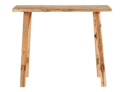 Consola Girona, Castanho, 90x30x80 cm, Kendra Home