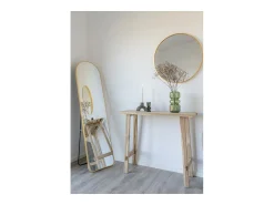 Consola Girona, Castanho, 90x30x80 cm, Kendra Home