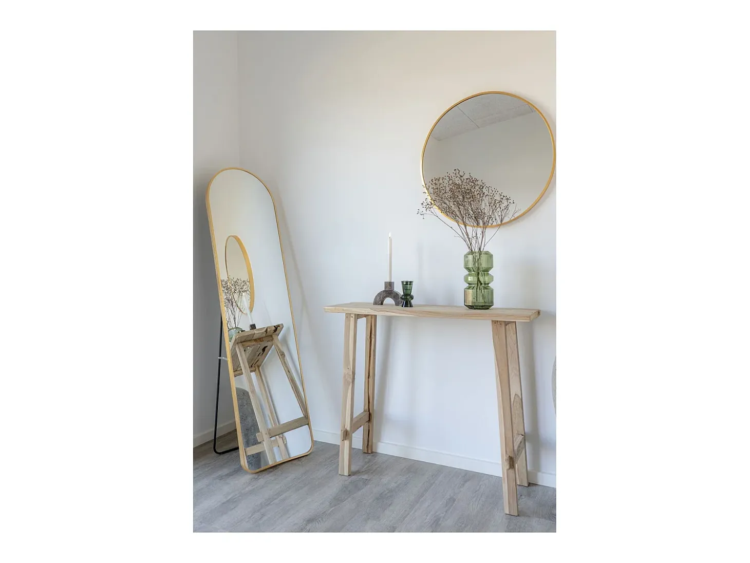 Consola Girona, Castanho, 90x30x80 cm, Kendra Home