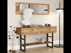 Consola industrial TARA com 2 nichos fechados