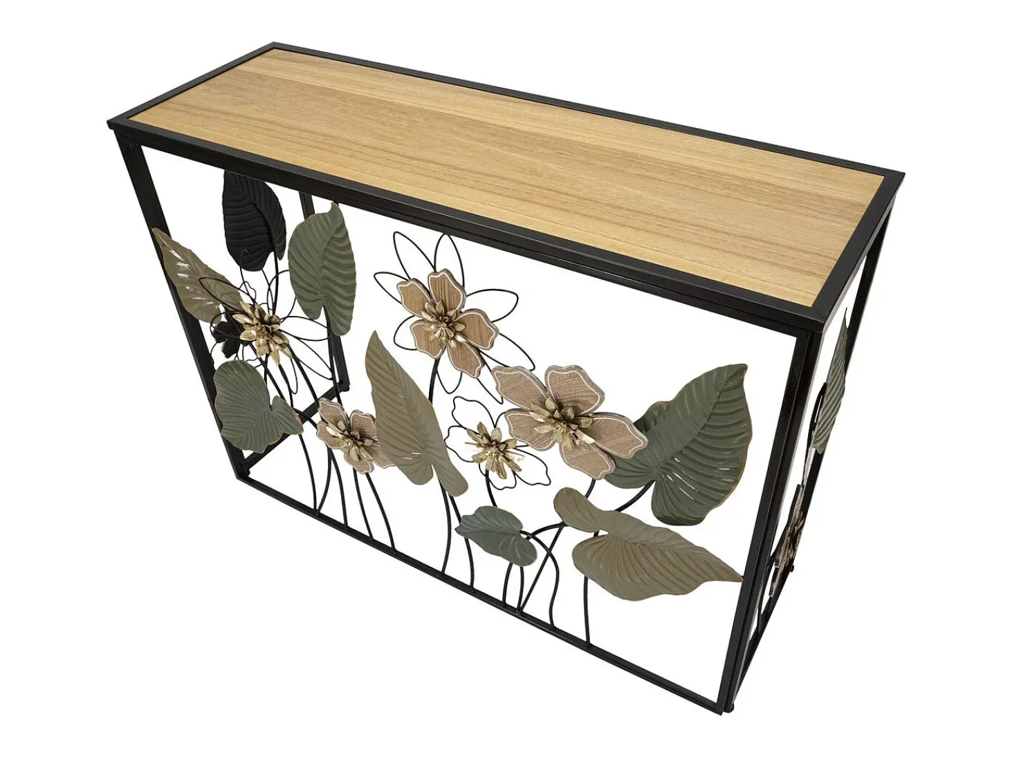 Consola Natura 2, Multicolorido, 108x36,8x80 cm, Kendra Home
