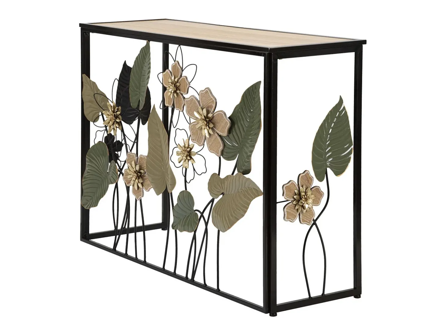 Consola Natura 2, Multicolorido, 108x36,8x80 cm, Kendra Home