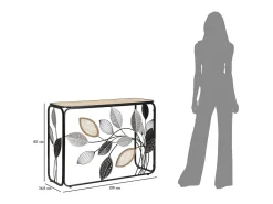 Consola Natura 3, Multicolorido, 108x36,8x80 cm, Kendra Home