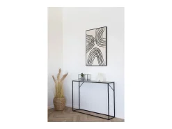 Consola Vita, Castanho, 110x26x80 cm, Kendra Home