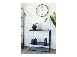 Consola Vita, Preto, 36x80x80 cm, Kendra Home