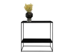 Consola Vita, Preto, 36x80x80 cm, Kendra Home