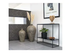 Consola Vita, Preto, 36x80x80 cm, Kendra Home