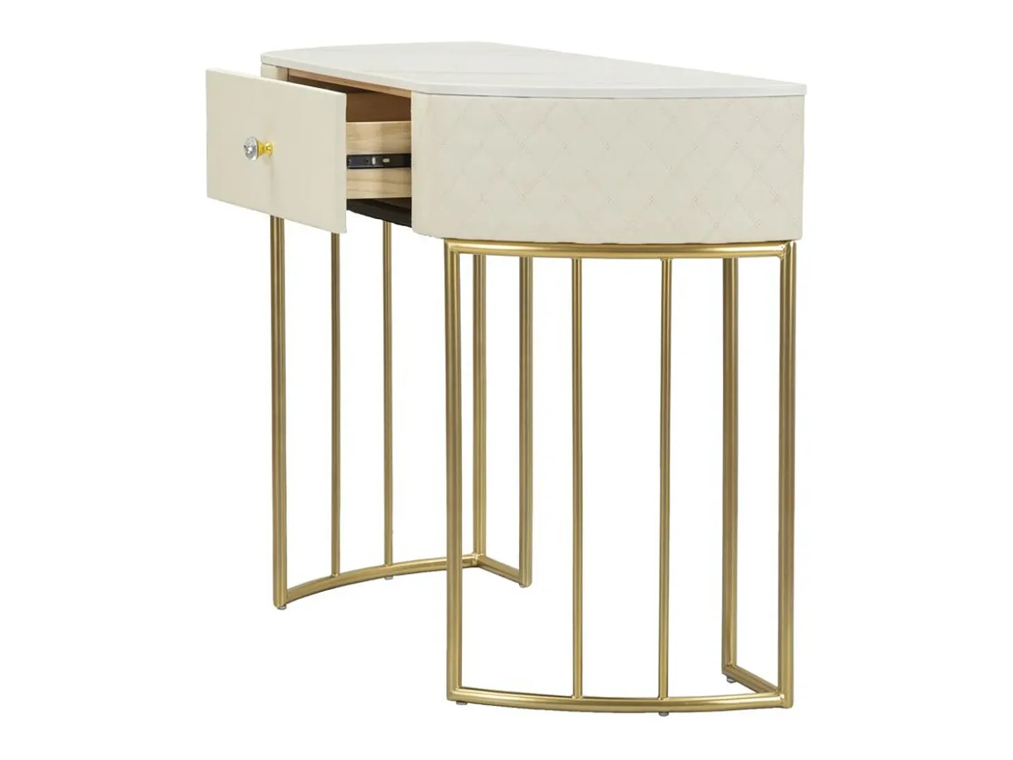 Consola VKH607, Branco, 100x40x75 cm, Kendra Home