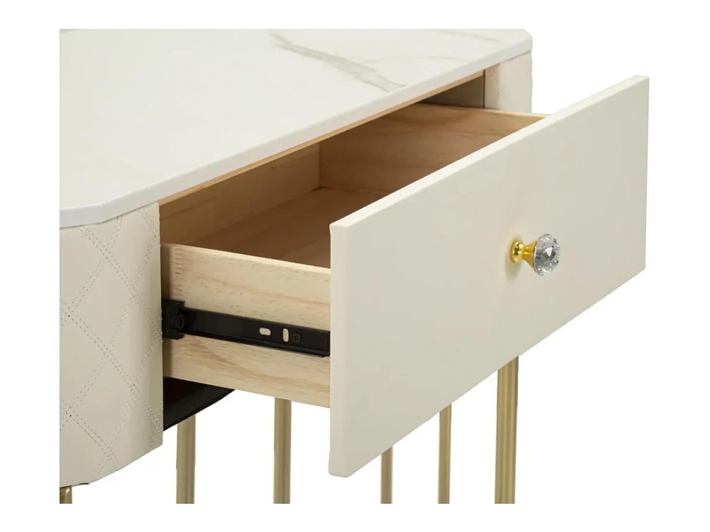 Consola VKH607, Branco, 100x40x75 cm, Kendra Home