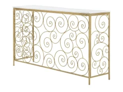 Consola VKH617, Ouro, 140x36x82 cm, Kendra Home