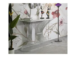Consola VKH618, Prata, 120x35x79 cm, Kendra Home