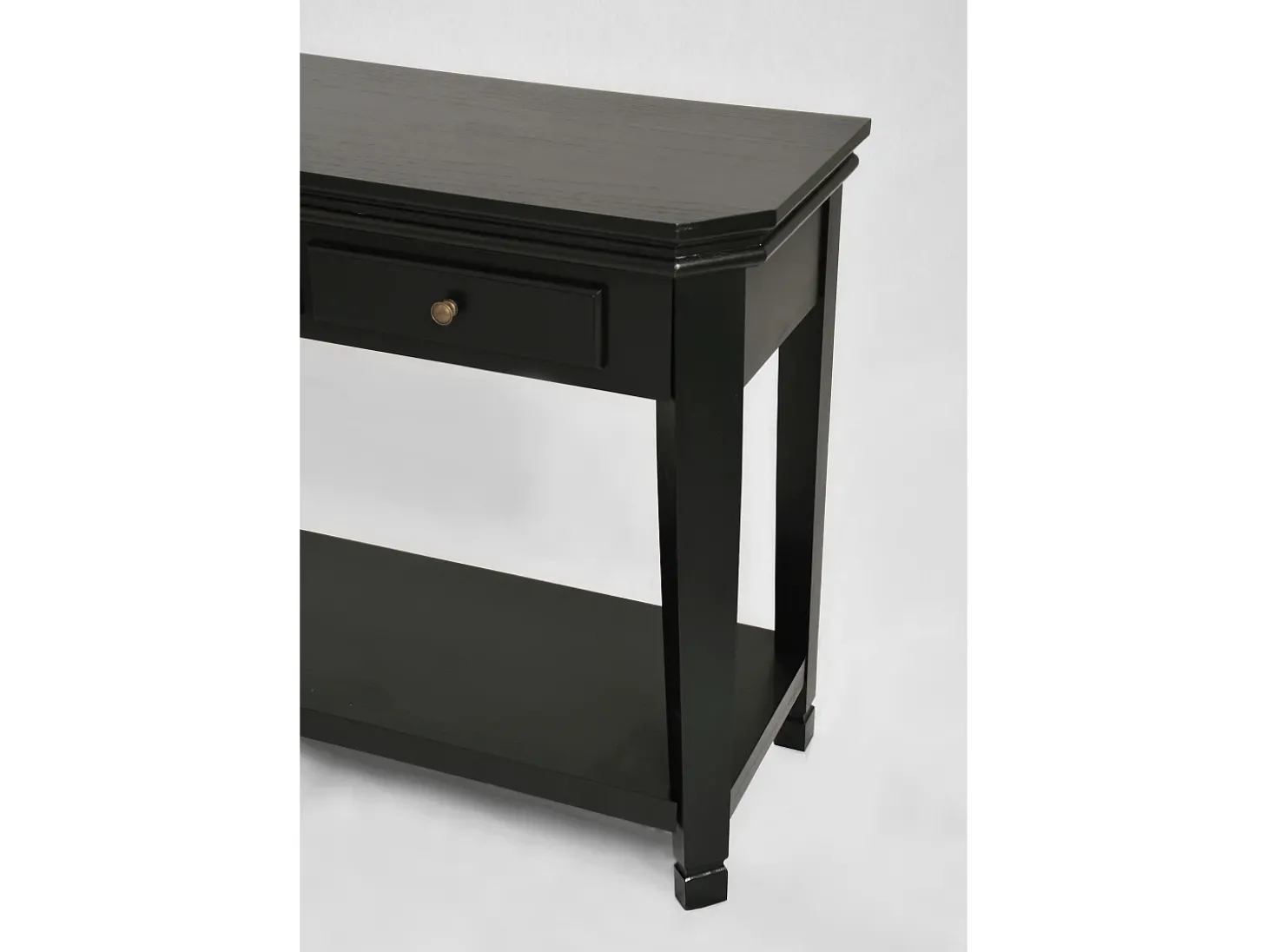 Consola 128x80x40 cm preta Cesena CE012
