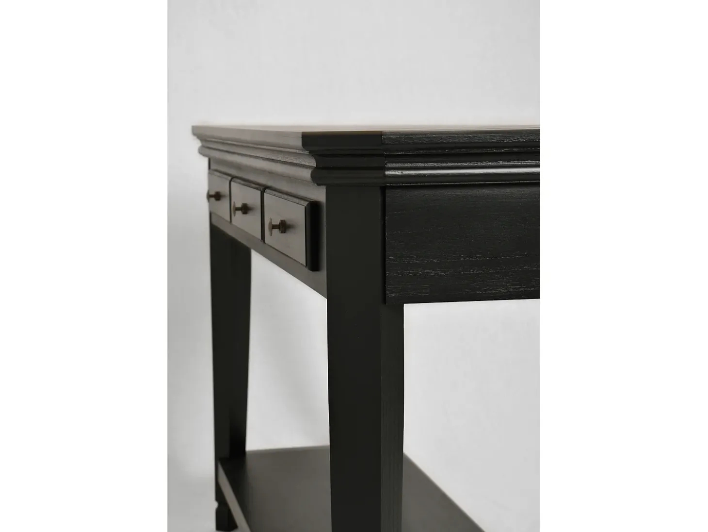 Consola 128x80x40 cm preta Cesena CE012