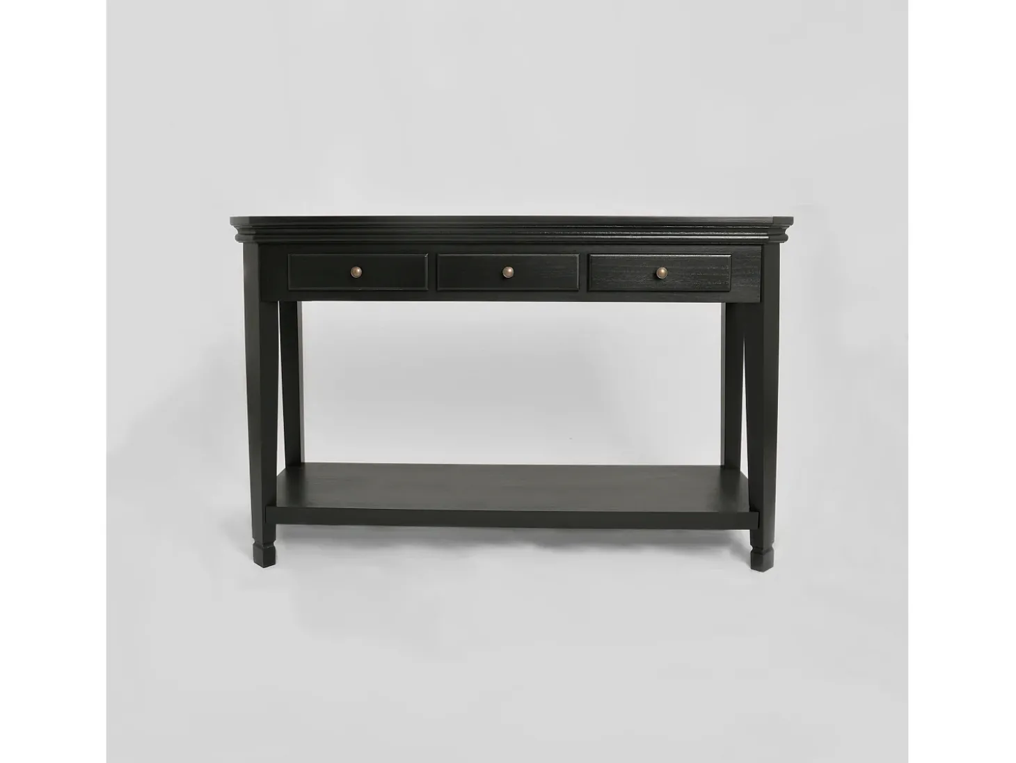 Consola 128x80x40 cm preta Cesena CE012