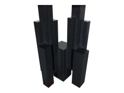 Consola 150x80x30 cm preta modig m20-150