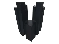 Consola 120x80x30 cm preta modig m20-120