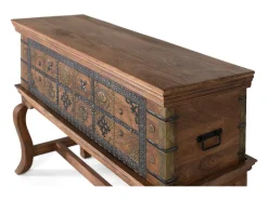 Console antigo em madeira manguier