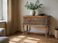 Console antigo em madeira manguier