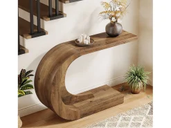 Console de Mesa, Mesa de Apoio Vintage, 110 x 35 x 75 cm, Móvel de Console para Entrada