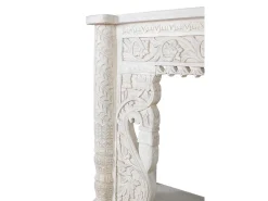 Console em madeira manguier blanc vieilli