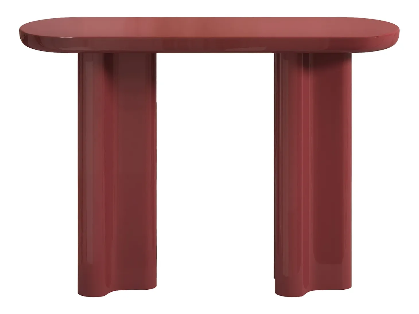 Console em MDF - Bordeaux lacado - LESONA