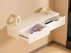 Console suspenso com 2 gavetas - Branco - FRALYN de Pascal Morabito