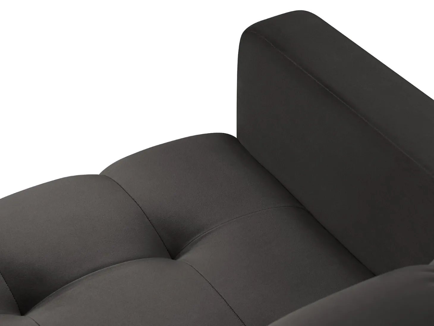 Cosmopolitan Design - Poltrona "Bali" em veludo cinza escuro - 87x92x75cm