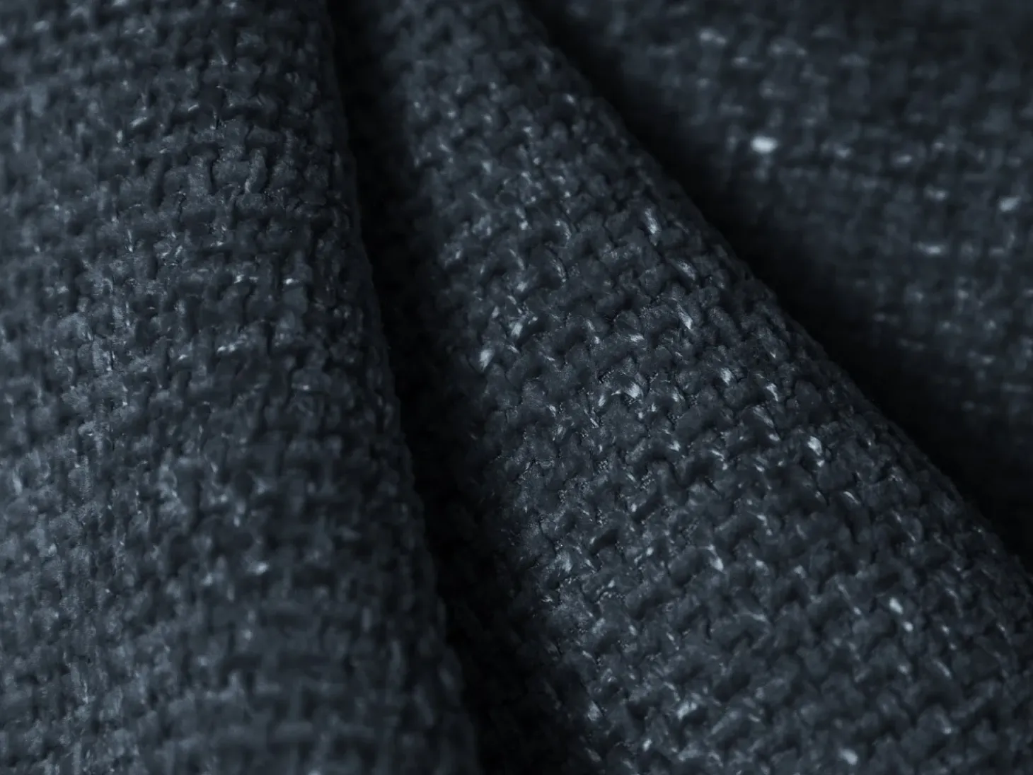 Cosmopolitan Design - Poltrona "Nolio" 2 lugares em tecido chenille azul real - 105x95x72cm