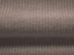 Cosmopolitan Design - Poltrona "Arendal" em tecido chenille com efeito canelado bege escuro - 124x102x70cm