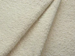 Cosmopolitan Design - Poltrona "Vienna" em tecido bouclé bege - 97x94x95cm