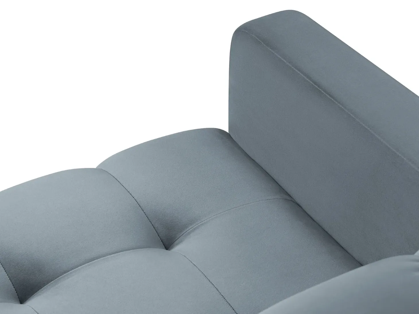 Cosmopolitan Design - Poltrona "Bali" em veludo azul claro - 87x92x75cm