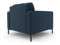 Cosmopolitan Design - Poltrona "Bali" em tecido estrutural azul - 87x92x75cm