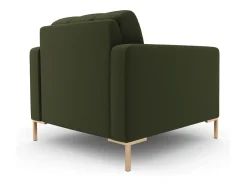 Cosmopolitan Design - Poltrona "Bali" em tecido estrutural verde - 87x92x75cm