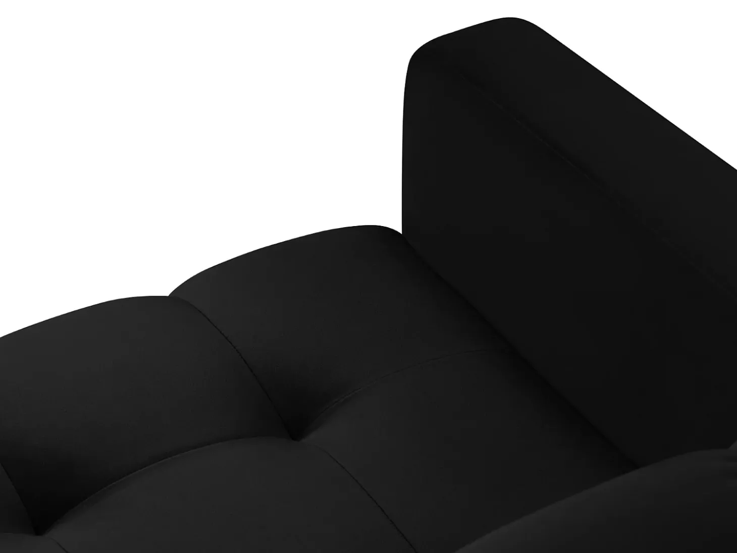 Cosmopolitan Design - Poltrona "Bali" em veludo preto - 87x92x75cm
